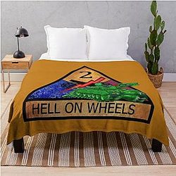 Hell on Wheels Throw Blanket