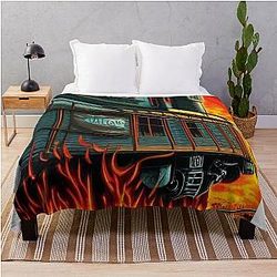 Hell on Wheels Throw Blanket
