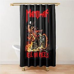 Best Manowar Hell on Wheels Classic Shower Curtain