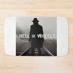 Hell on Wheels T-Shirt Bath Mat