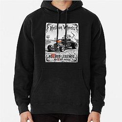 Hell On Wheels Hot Rod Pullover Hoodie