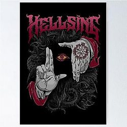 Hellsing 다크 고딕 아트 포스터