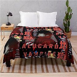 Alucard Graf Dracula Hellsing Urban Anime Design Throw Blanket