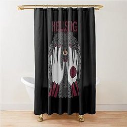 Hellsing Dark Goth Douche Gordijn