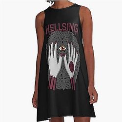 Hellsing Gothic A-Linie Kleid
