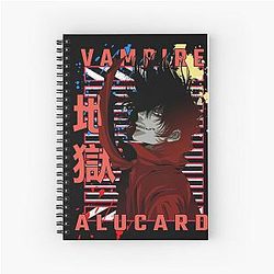 Alucard Graf Dracula Hellsing Urban Anime Design Spiral Notebook