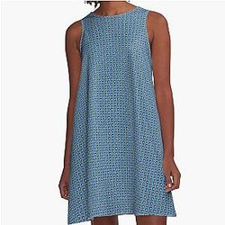 Henry Cejudo Blue A-Line Dress