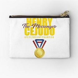 Henry Cejudo Gold Zipper Pouch