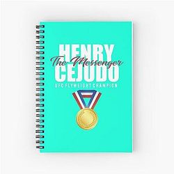 Henry Cejudo Spiral Notebook