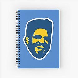 Henry Cejudo Blue Spiral Notebook