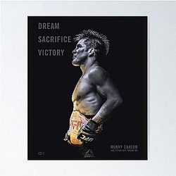 Henry Cejudo - Dream Sacrifice Victory Poster