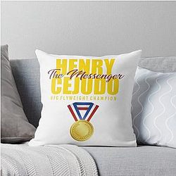 Henry Cejudo Throw Pillow