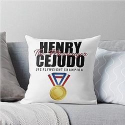 Henry Cejudo Throw Pillow