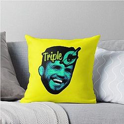 Henry Cejudo Triple C UFC Throw Pillow becomes 
Henry Cejudo Triple C  