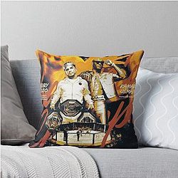 Kamaru Usman - Henry Cejudo - UFC Pound by Pound Podcast Throw Pillow