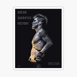Henry Cejudo - Dream Sacrifice Victory Sticker