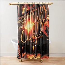 Henry Cejudo - Triple Crown - UFC Shower Curtain