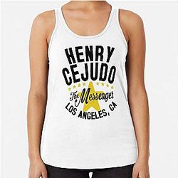 Henry Cejudo - Los Angeles CA Racerback Tank Top