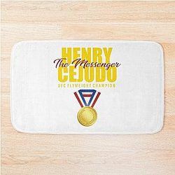 Henry Cejudo Gold Bath Mat