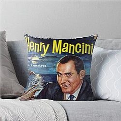 The Versatile Henry Mancini his Orchestra Spectra Sonic Sound Throw Pillow
