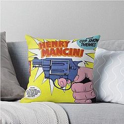 Henry Mancini - The Cop Show Themes Throw Pillow