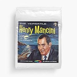 The Henry Mancini & his Orchestra Spectra Sonic Duvet Cover