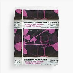 Henry Mancini and His Orchestra Days of Wine and Roses Mancini Romance Duvet Cover