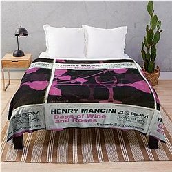 Henry Mancini and His Orchestra Days Of Wine And Roses Mancini Romance Throw Blanket