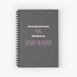 Film Music at Everything's Centre with Henry Mancini Notebook