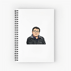 Kazuma Kiryu Suit Iconic grey Hidetaka Miyazaki Notebook