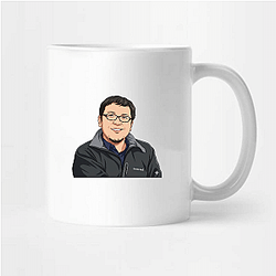 Kazuma Kiryu Suit Iconic grey Hidetaka Miyazaki Mugs
