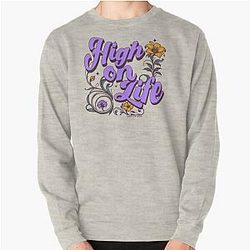 High on Life and 70s Floral Typography Sweatshirt