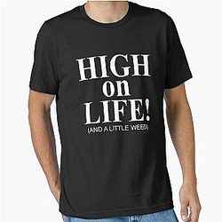 High on Life and Weed Essential T-Shirt