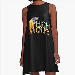 High life Game A-Line Dress