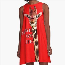 High on Life Giraffe Dress