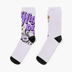 High Life Floral 70s Socks
