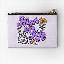 High on Life, Cocaine Floral Retro 70s Zipper Pouch