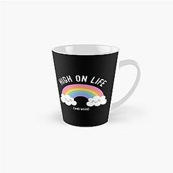 Kawaii Cannabis Rainbow High on Life Tall Mug