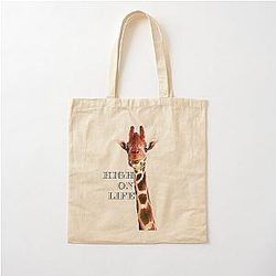 High on Life Cotton Tote Bag