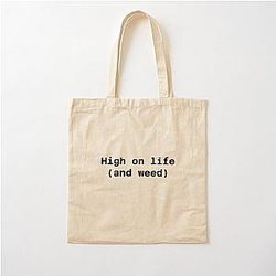 High on Life Cotton Tote Bag
