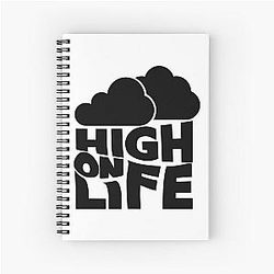 High Life Merch Spiral Notebook