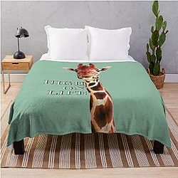 High Life Giraffe Throw Blanket