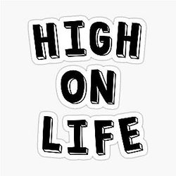 High on life stickers