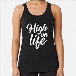 High on Life Racerback Tank Top