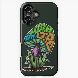 High on Life The Story of a Mushroom iPhone Case