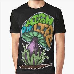 High on Life The Story of a Mushroom T-Shirt