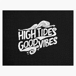 High Tides Minimal Surf Vibe Jigsaw Puzzle