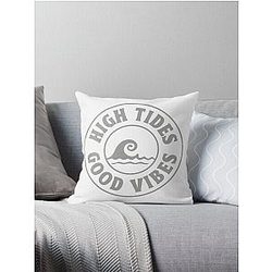 High Tides Throw Pillow