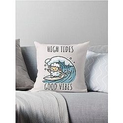 High Tides Sheep Throw Pillow