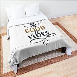 High Tides and Good Vibes Summer Comforter